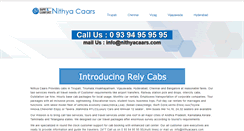 Desktop Screenshot of nithyacaars.com