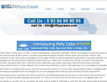 Tablet Screenshot of nithyacaars.com